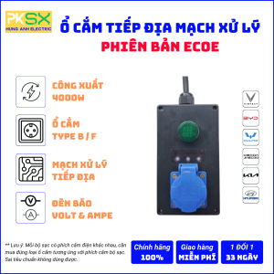 Ổ Cắm Sạc Ô Tô Điện OTIDI ECOE Báo Điện Áp Và Dòng Điện – Tích Hợp Mạch Xử Lý Tiếp Địa Cho JAECOO J5, J7, VinFast, BYD