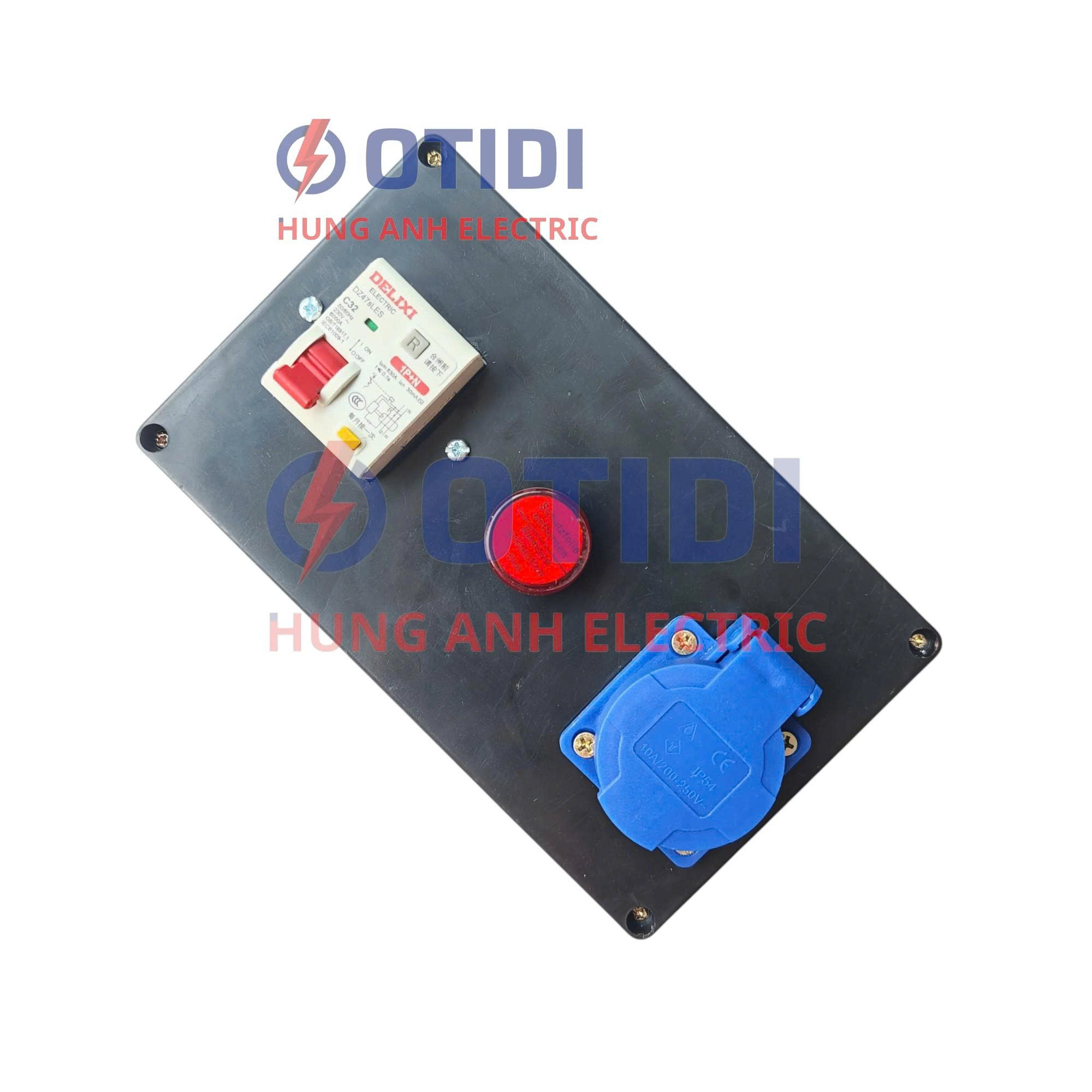 Hộp Điện Sạc Cố Định 16A Cho Bộ Sạc Cầm Tay – Mã HDD.0101-F (Vỏ Đen) | Ổ Cắm Type F Chuẩn Châu Âu, Đức, Hàn Cho BYD, VinFast - Ảnh 4