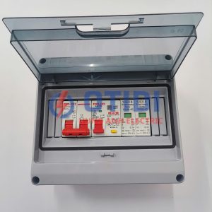 Hộp Điện Đấu Sẵn Sạc Xe Điện Tại Nhà 7.4kW (Mẫu Số 02) – Mã HDDS.M02 | Tủ Điện Sạc Ô Tô Điện VinFast, BYD Chuyên Dụng Tích Hợp MCB, RCBO Chống Giật & Chống Sét Lan Truyền SPD YUEXIN 2P 40kA